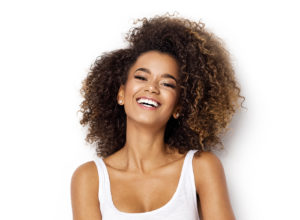 Woman with beautiful hair